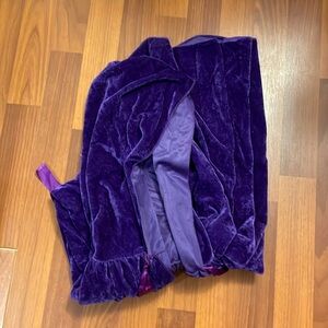 Unisex Adult Halloween Velvet Cloak - Purple